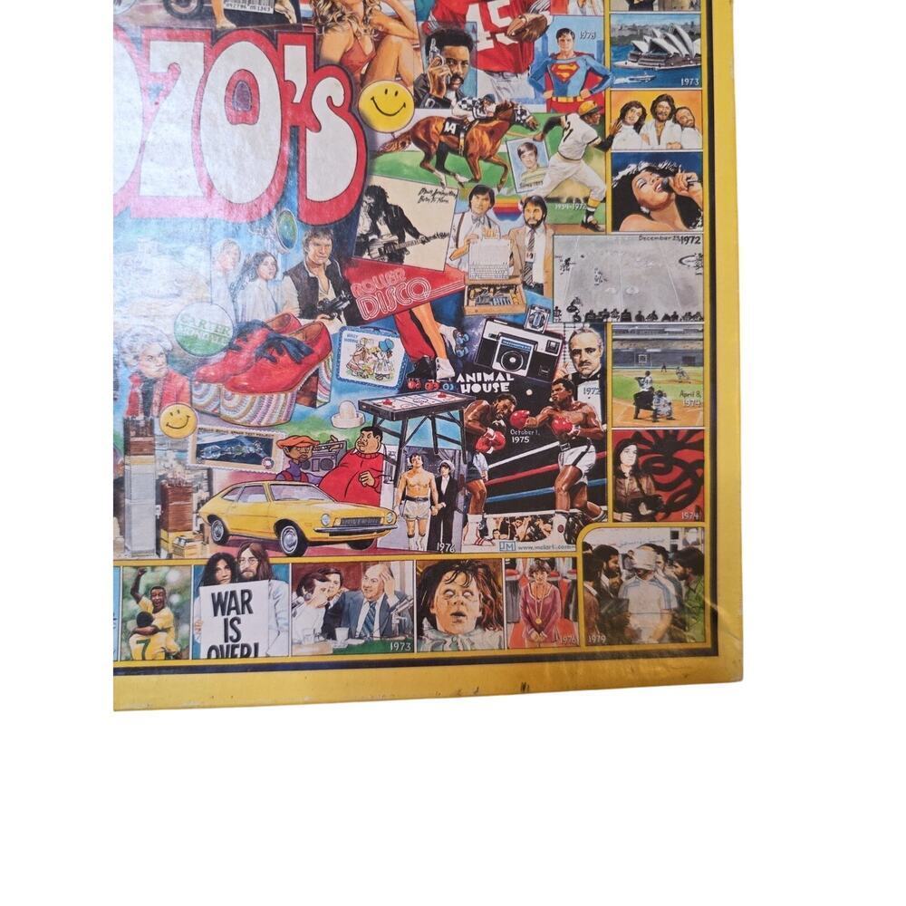 The 1970's - 1000 pc. Puzzle - White Mountain - NEW - Picture 6 of 9
